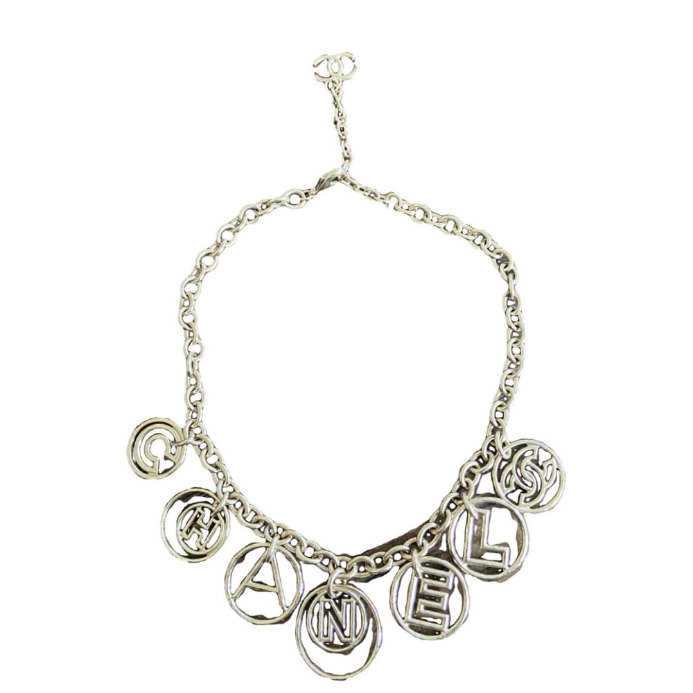 CHANEL Logo Collar Necklace